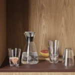 Jarra de vidrio anti goteo 1 litro