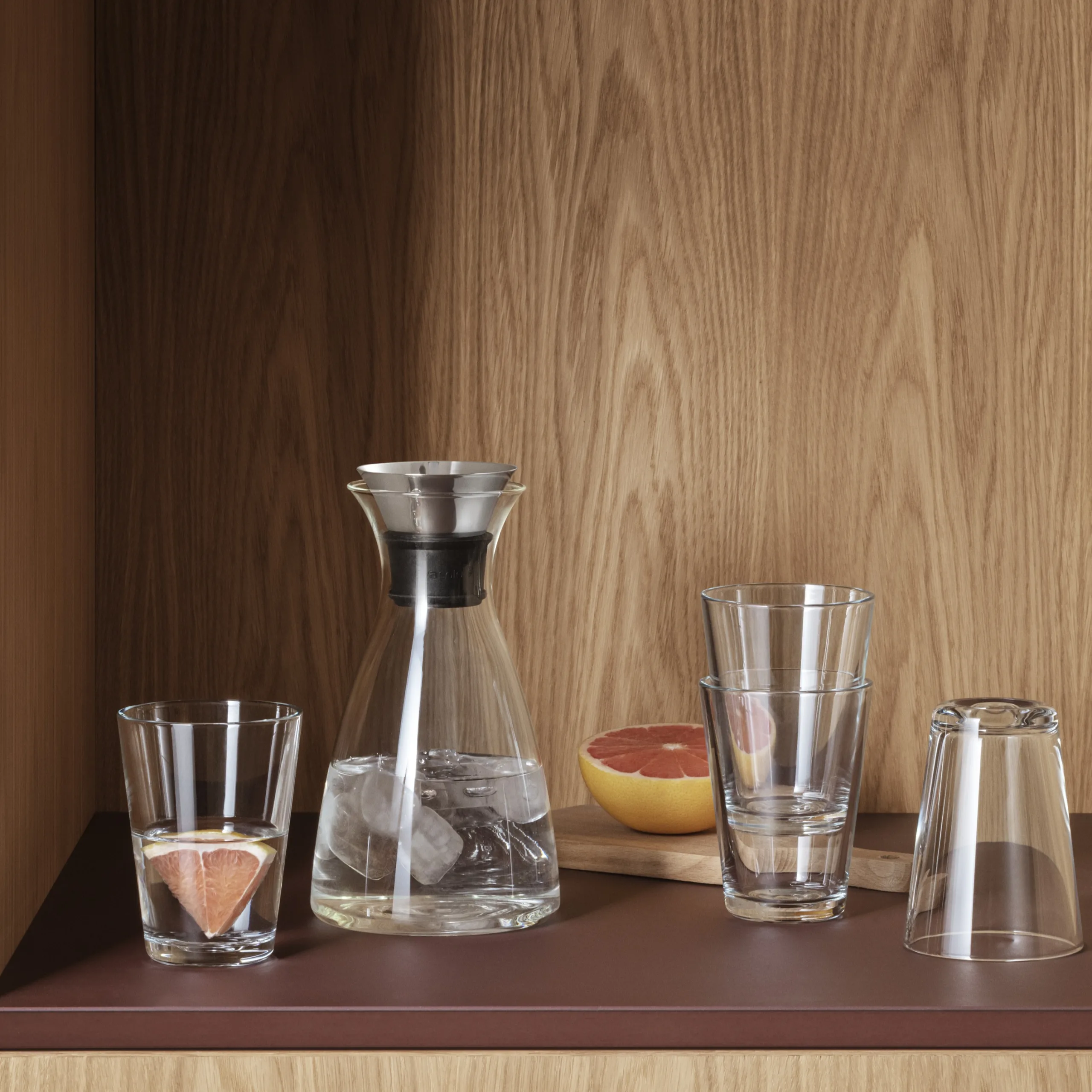 11111 Jarra de vidrio anti goteo 1 litro - Imagen 1