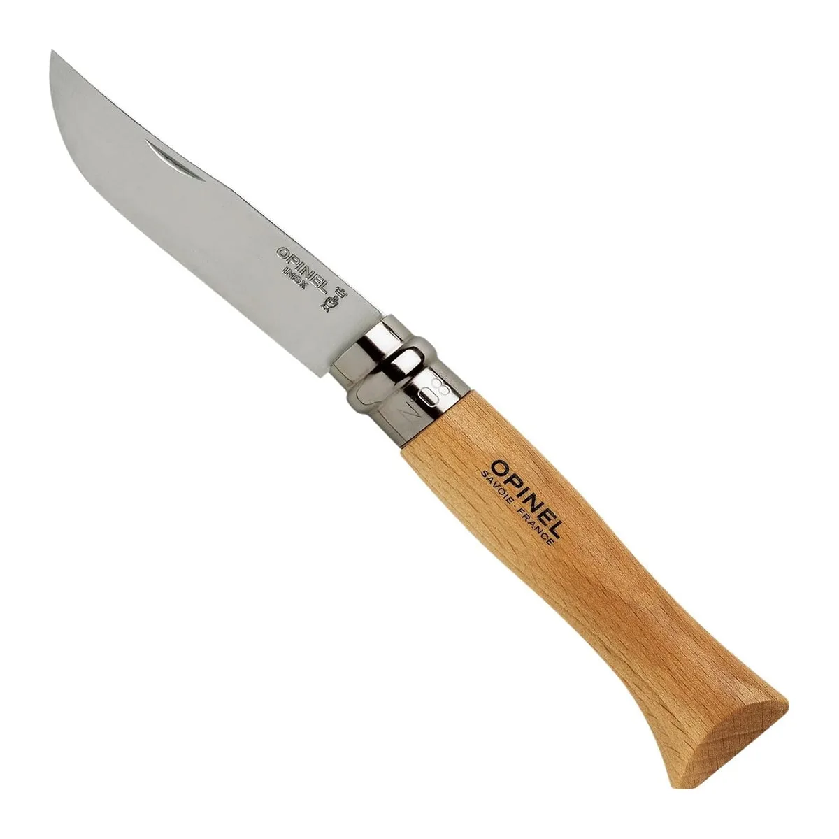 131353-CORTAPLUMAS-OPINEL-N08-CON-FUNDA-BEECH-01.jpg Cortaplumas plegable N°08 con funda cuero sintético - Imagen 1