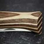 Cortaplumas plegable N°08 Abedul laminado - Marrón laminado - Imagen 4