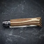 Cortaplumas plegable N°08 Abedul laminado - Marrón laminado - Imagen 3