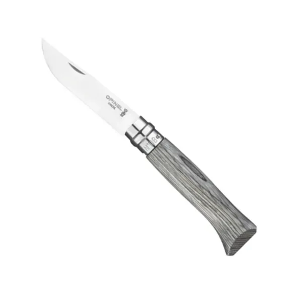 Cortaplumas plegable N°08 Abedul laminado - Gris Laminado