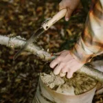 Sierra plegable N°18 acero al carbono - Imagen 2