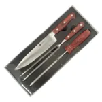 Set x3 piezas Madera Cuchillo / Trinche / Chaira - Imagen 5
