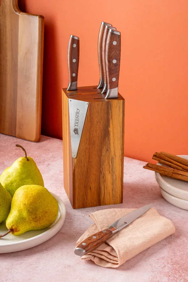 Cepo Madera cuchillos ORIGIN ACACIA 5 piezas