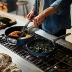 Set 2 sartenes cerámicas antiadherentes Space Asa plegable