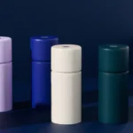 Molinillo BERGEN de fresno 12 cm - Beige