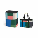 Juego de Canasto de ropa doble compartimiento 90 litros Tota y Cesto Hold-All Max 35 litros