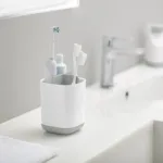 Portacepillo de dientes de 3 secciones EasyStore