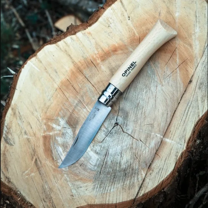 377 Cuchillo plegable N° 12 madera de Haya - Imagen 1