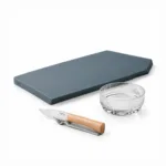 Set de Cuchillos para Queso Opinel + Tabla de corte Crushgrind + Cuenco Stelton - Imagen 2