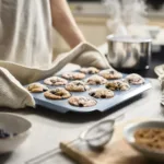 Molde para Muffins Nest Bake 12 Cavidades Antiadherente Azul