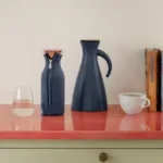 Jarra de vidrio con funda 1 litro – Azul