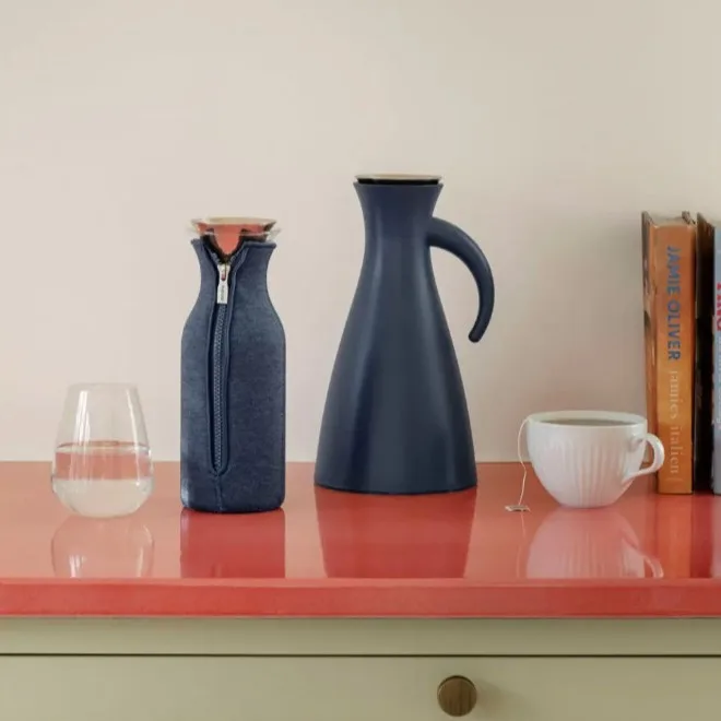 460 Jarra de vidrio con funda 1 litro - Imagen 1