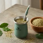 Bombilla de Acero para Mate Spoon Verde Tradicional NEW