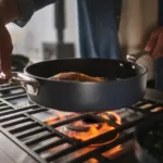 Sartén cerámica antiadherente Space Asa plegable 30 cm