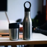 Juego de Botella y taza de Viaje - Acero