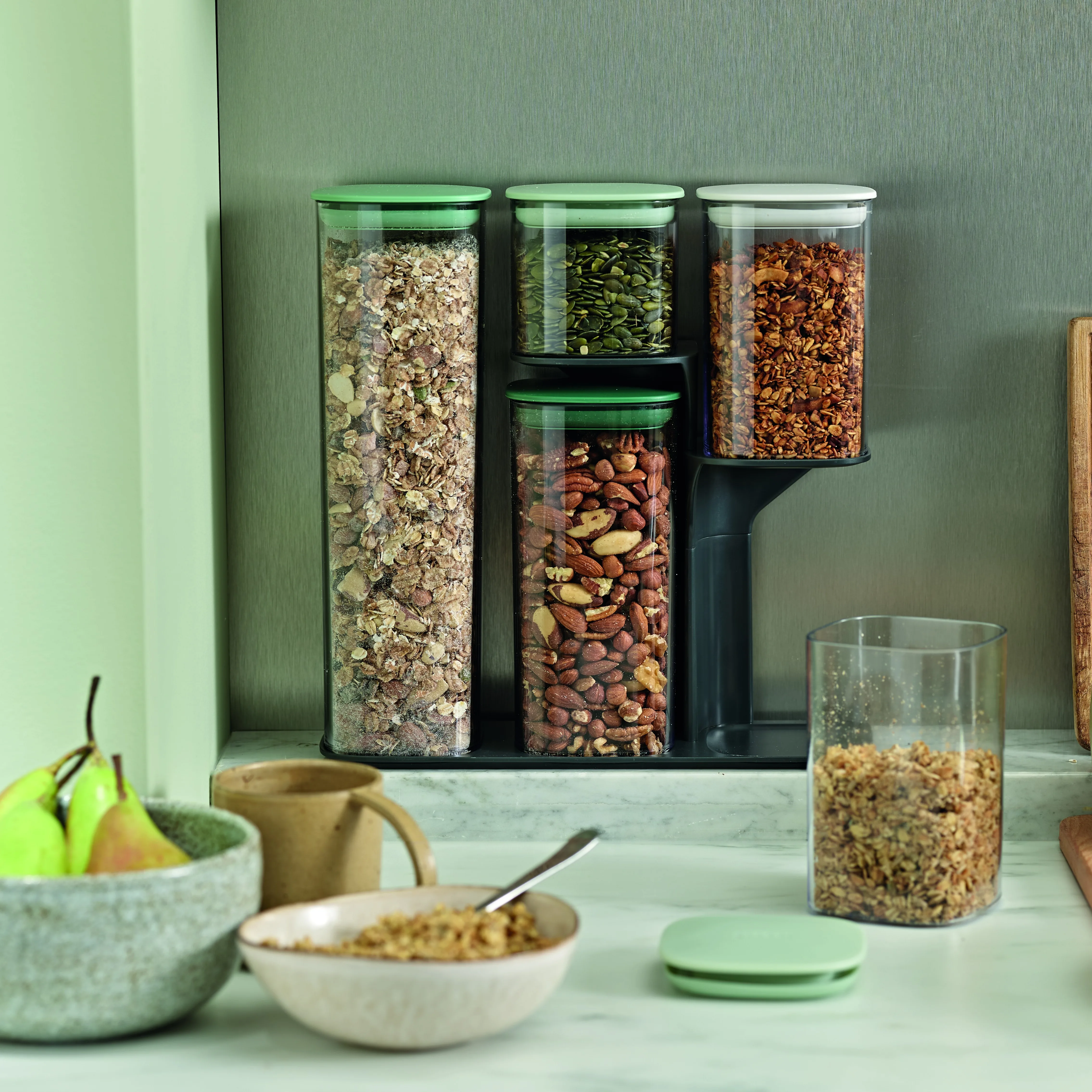 JJ_Podium 5 Piece_Editions_Sage_(81128)IS3-full-1 Set Contenedor Podium x5 piezas - Verde - Imagen 1