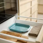 Bandeja para horno antiadherente pequeña Nest Bake - Azul - Imagen 3