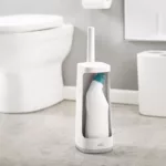 Cepillo escobilla de baño con carrito de almacenamiento - Gris