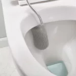 Cepillo escobilla de baño con carrito de almacenamiento - Gris - Imagen 3