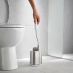 Cepillo de baño escobilla Flex + soporte acero inox - Blanco - Imagen 5