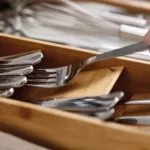 Organizador de cubiertos de bambú DrawerStore - Bambu - Imagen 4