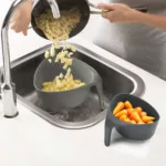 Set de 2 Coladores apilables Nest - Gris - Imagen 4