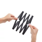 Posa fuente extensible Stretch - Negro - Imagen 3