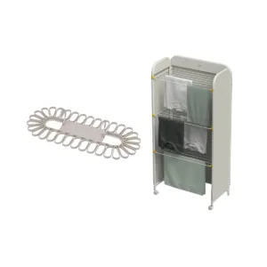 Petal 32 prendasTender plegable con ruedas y funda 3 niveles 02 1