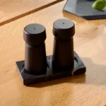 Set x2 Molinillos Amsterdam Negro 11 cm