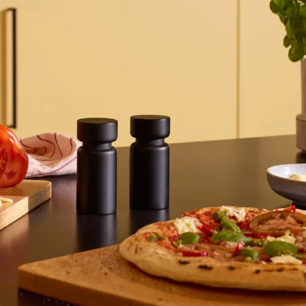 Set x2 Molinillos Helsinki Mini Negro 11 cm