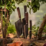 Cuchillo Vikinga Multiuso 17cm Acero Aleman y Madera