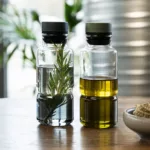 Aceitera vinagrera de vidrio BILLUND 260 ml - Verde - Imagen 3