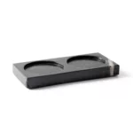 Bandeja porta especiero de mármol 15 cm - Negro