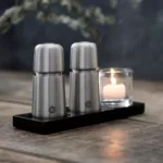 Bandeja porta especiero de mármol 22 cm - Negro - Imagen 3