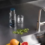 Botella de vidrio BILLUND 1 litro - Azul