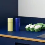 Molinillo BERGEN de fresno 12 cm - Amarillo - Imagen 4