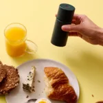 Molinillo BERGEN de fresno 12 cm - Verde