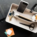 Organizador BASILEA para almacenamiento 33 cm - Blanco - Imagen 3