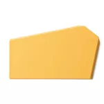 Tabla ZURICH small de 33 cm - Amarillo - Imagen 2