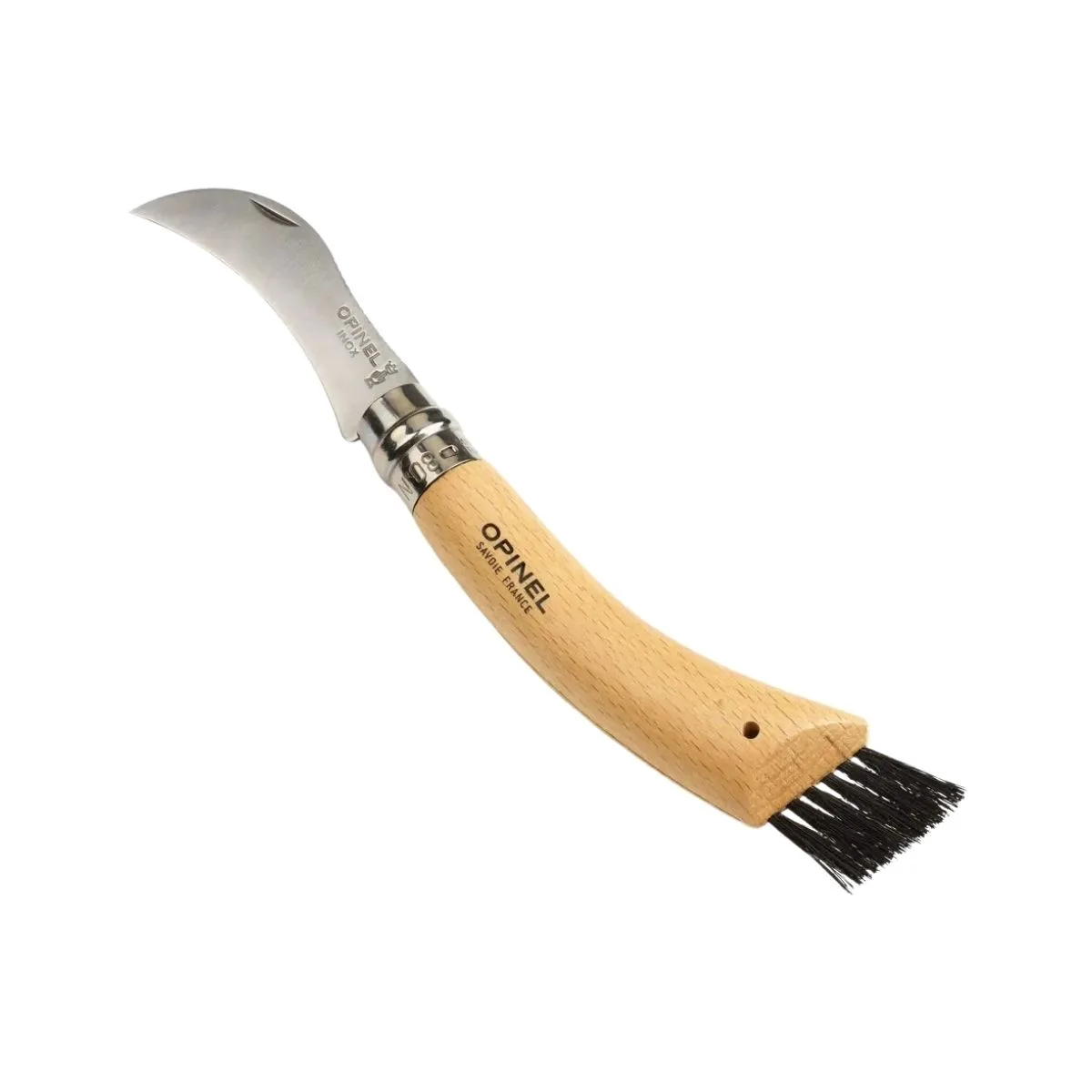 cuchillo-plegable-hongos-acero-opinel-opa1552b809-01 Cuchillo para hongos Nº 8 acero inoxidable - Imagen 1