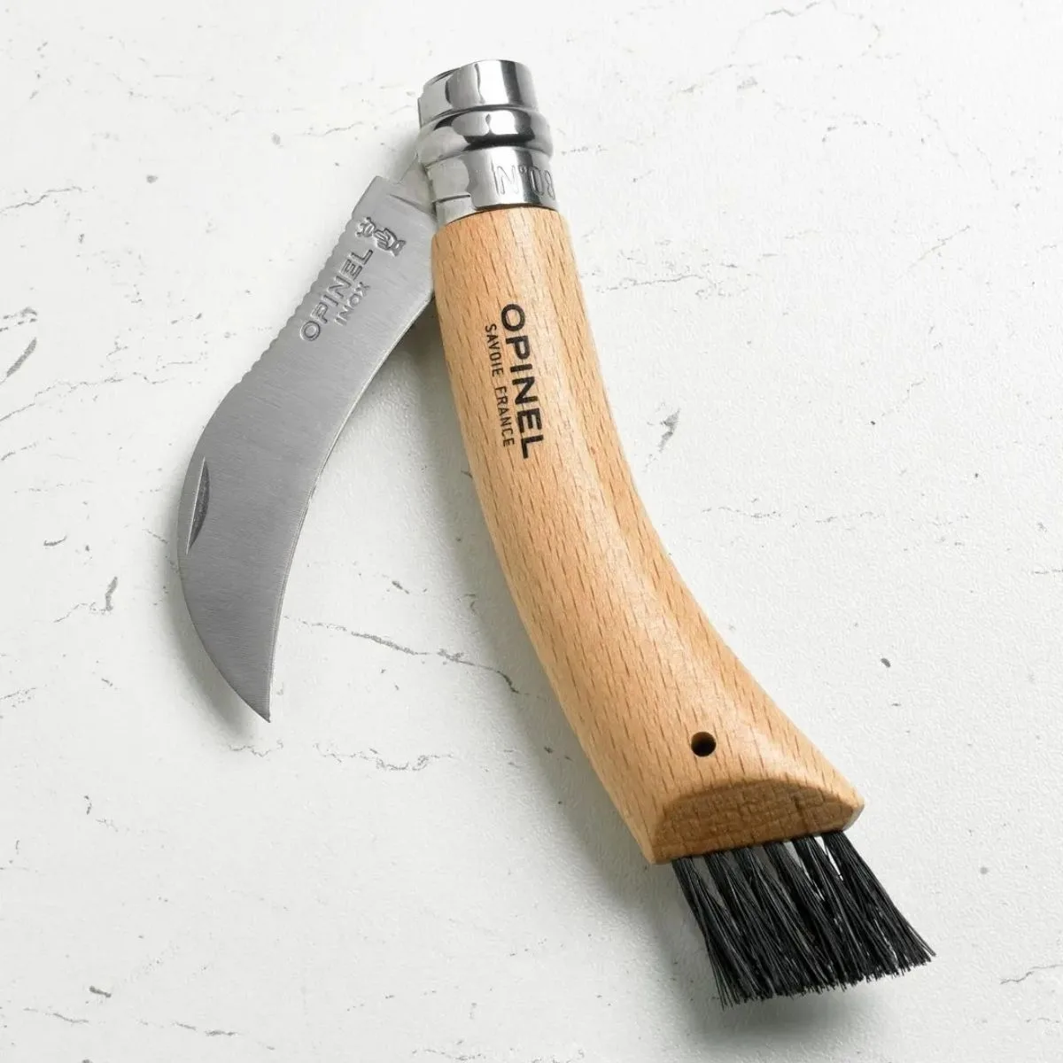 cuchillo-plegable-hongos-acero-opinel-opa1552b809-04 Cuchillo para hongos Nº 8 acero inoxidable - Imagen 4