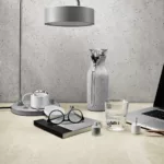 Jarra de vidrio con funda 1 litro – Gris Claro