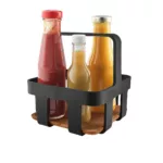 Organizador nórdico para condimentos Caddy