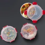 Set 4 Recipientes Herméticos Redondos Nest Lock 1 Litro