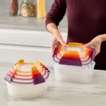 Set Recipientes Herméticos Multicolor Nest Lock 8 Piezas Mixto