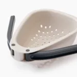 Colador Mini Plegable Blanco con Asa Rebatible - Imagen 2