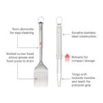 Set de 2 Utensilios para Asado y Parrilla Joseph Joseph GrillOut - Acero Inoxidable - Imagen 4