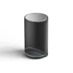 Tacho de Basura a Pedal Circular 10 Litros Acero Negro - Imagen 4